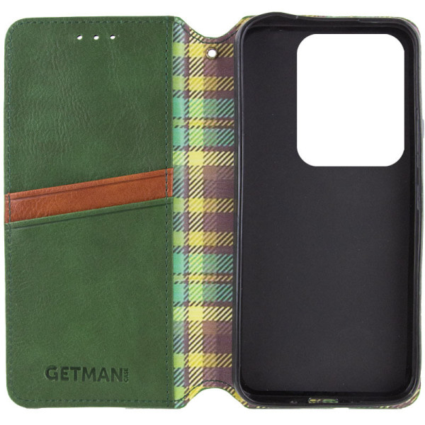 Заказать Xiaomi Redmi Note 13 4G Кожаный чехол книжка GETMAN Cubic (PU) для Xiaomi Redmi Note 13 4G