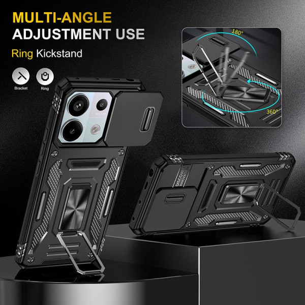 Заказать Xiaomi Redmi Note 13 4G Ударопрочный чехол Camshield Army Ring для Xiaomi Redmi Note 13 4G