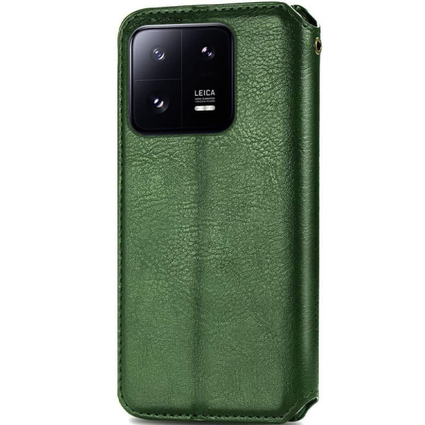 Замовити Xiaomi 13 Шкіряний чохол книжка GETMAN Cubic (PU) для Xiaomi 13
