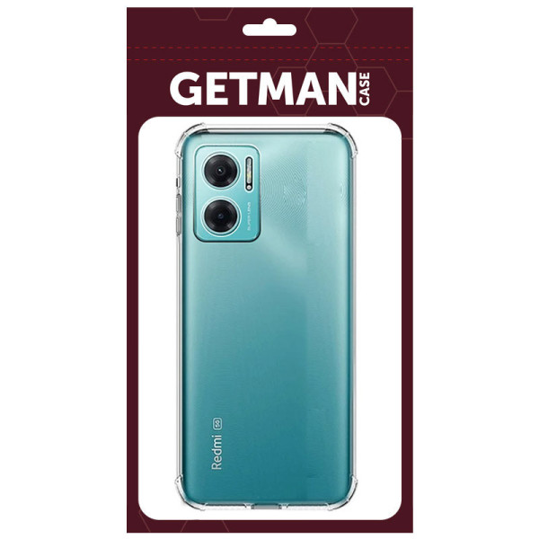 Заказать Xiaomi Redmi Note 11E TPU чехол GETMAN Ease logo усиленные углы Full Camera для Xiaomi Redmi Note 11E