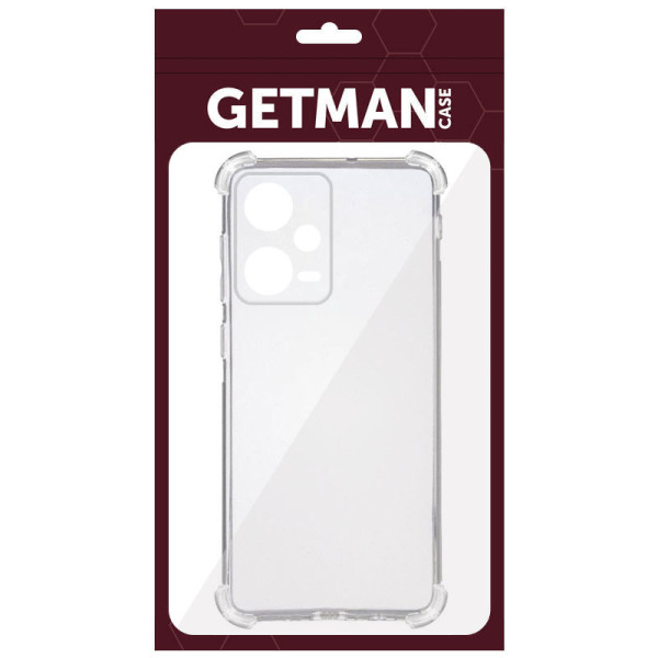 Заказать Xiaomi Redmi Note 12 Pro+ 5G TPU чехол GETMAN Ease logo усиленные углы Full Camera для Xiaomi Redmi Note 12 Pro+ 5G