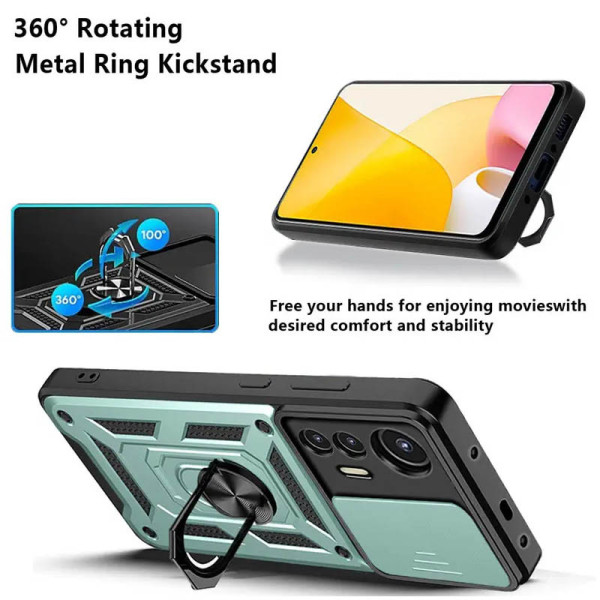 Заказать Xiaomi Redmi Note 12S Ударопрочный чехол Camshield Serge Ring для Xiaomi Redmi Note 12S