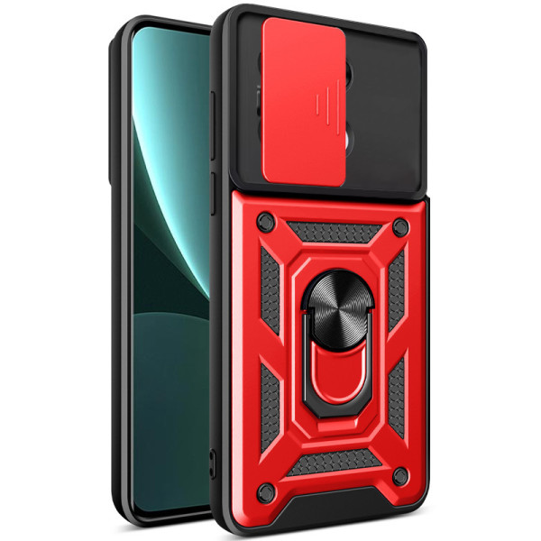 Замовити Xiaomi Redmi Note 13 Pro 4G Ударостійкий чохол Camshield Serge Ring для Xiaomi Redmi Note 13 Pro 4G / Poco M6 Pro 4G