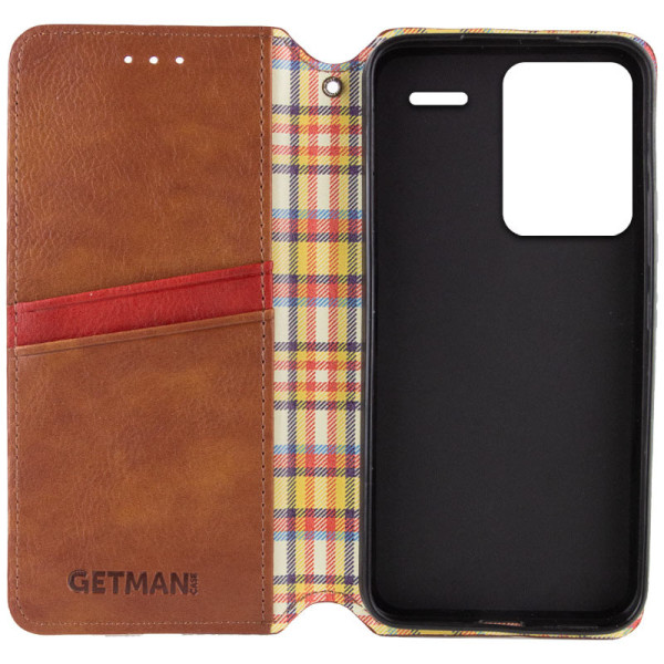 Заказать Xiaomi Redmi Note 13 Pro+ Шкіряний чохол книжка GETMAN Cubic (PU) для Xiaomi Redmi Note 13 Pro+