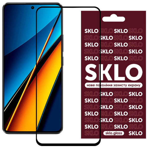 Заказать Xiaomi Poco X6 Защитное стекло SKLO 3D для Xiaomi Poco X6