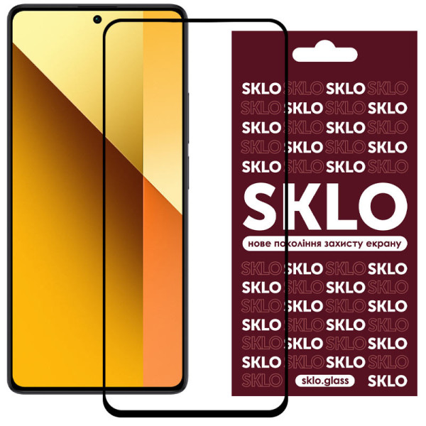 Заказать Xiaomi Redmi Note 13 5G Защитное стекло SKLO 3D для Xiaomi Redmi Note 13 5G/13 Pro 4G/5G/ 13 Pro+ / Poco M6 Pro