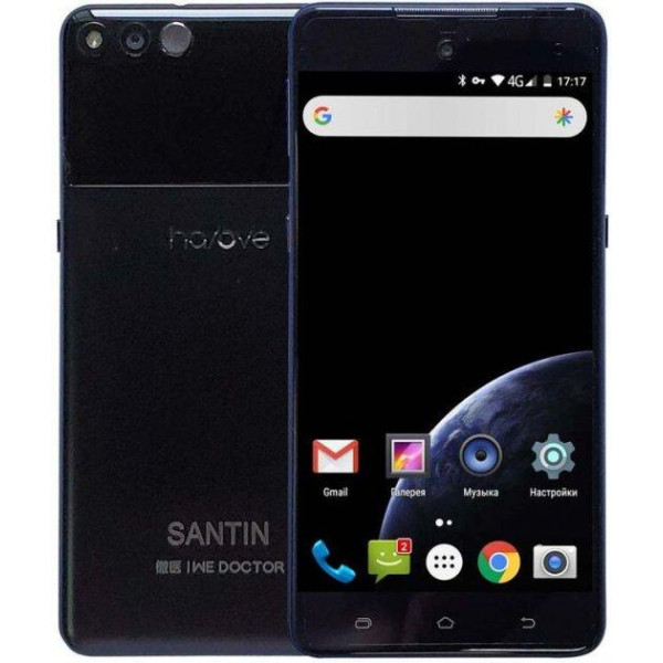 Заказать СМАРТФОНЫ Santin Halove 3/32Gb Black Гарантия 1 Год