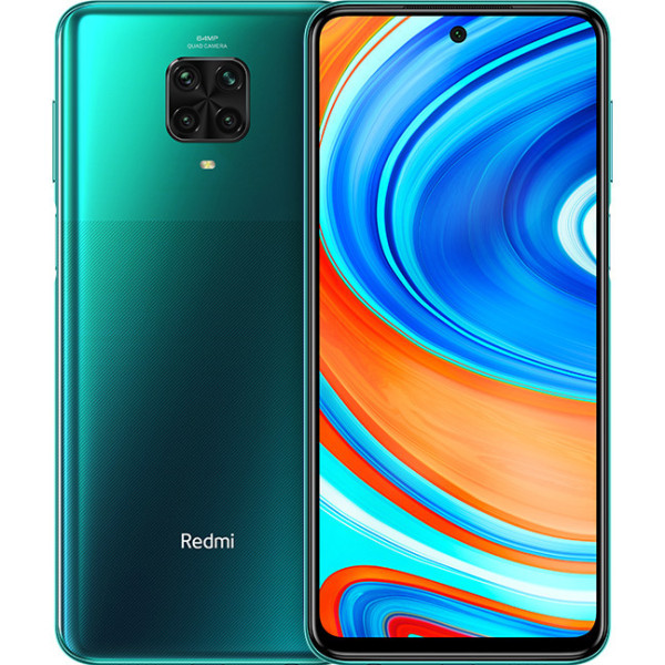 Замовити СМАРТФОНИ Xiaomi Redmi Note 9 Pro 6/64GB Tropical Global Green Гарантія 1 Рік