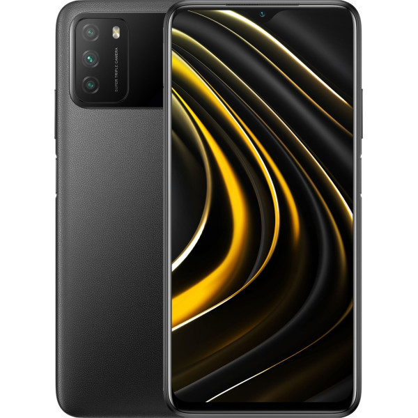 Замовити СМАРТФОНИ Xiaomi POCO M3 4/64 Black Гарантія 1 Рік