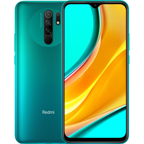 Замовити СМАРТФОНИ Xiaomi Redmi 9 4/64Gb Global Green Гарантія 1 Рік