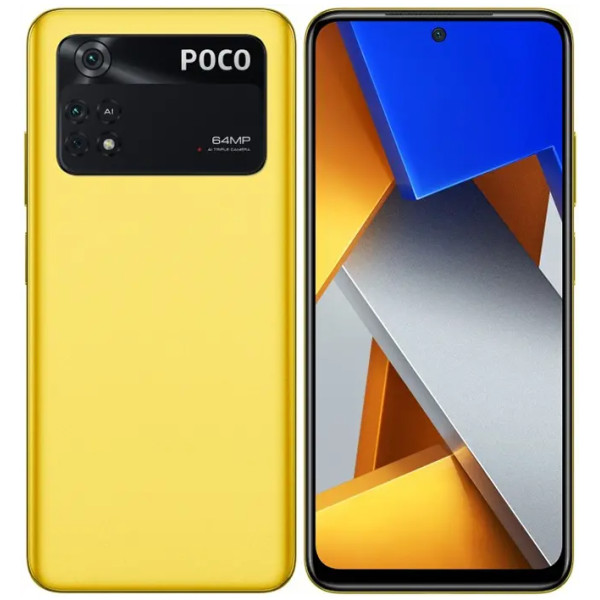 Заказать СМАРТФОНЫ Xiaomi POCO M4 Pro 4G 8/256Gb Global Yellow (2022) Гарантия 1 Год