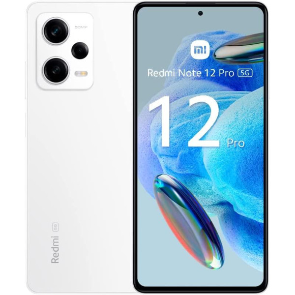 Заказать СМАРТФОНЫ Xiaomi Redmi Note 12 Pro 5G 8/256GB Global Version NFC Polar White Гарантия 1 Год