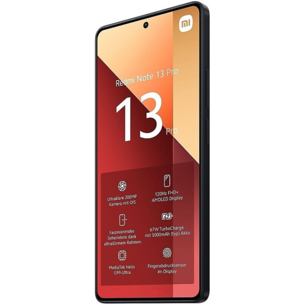Замовити СМАРТФОНИ Xiaomi Redmi Note 13 Pro 4G 12/512GB Midnight Black Global Version Гарантія 1 рік