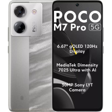 Xiaomi POCO M7 PRO 5G 12/512GB Silver Global Version Гарантия 1 Год