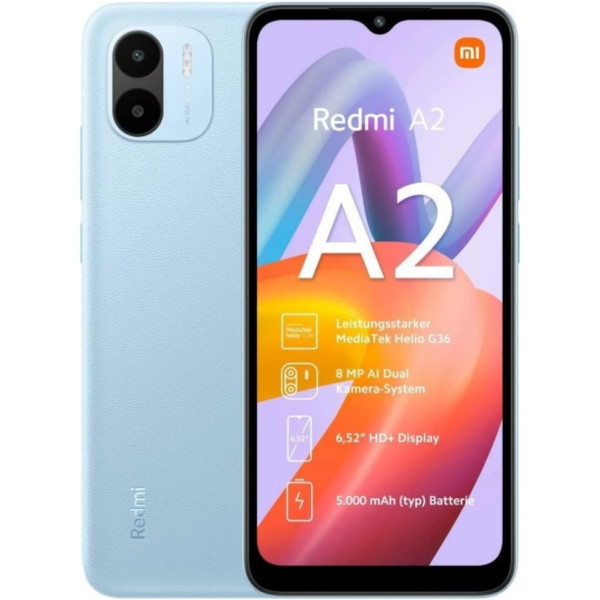 Заказать СМАРТФОНЫ Xiaomi Redmi A2 2/32GB Blue Гарантия 1 Год