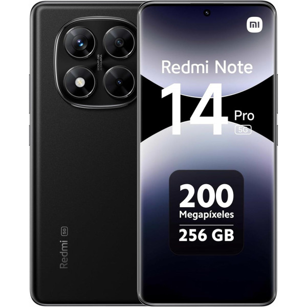 Замовити СМАРТФОНИ Xiaomi Redmi Note 14 Pro 5G 8/256GB Midnight Black Global Version Гарантія 1 рік