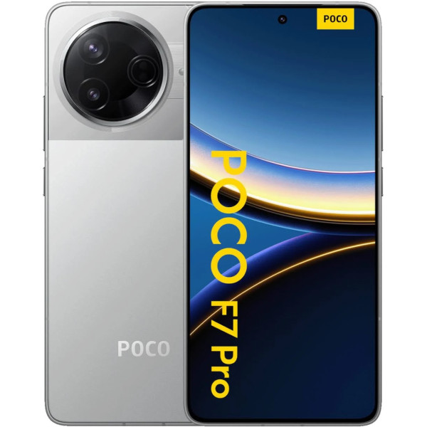 Замовити СМАРТФОНИ Xiaomi POCO F7 Pro 5G 12/512GB Silver Global Version Гарантія 1 рік