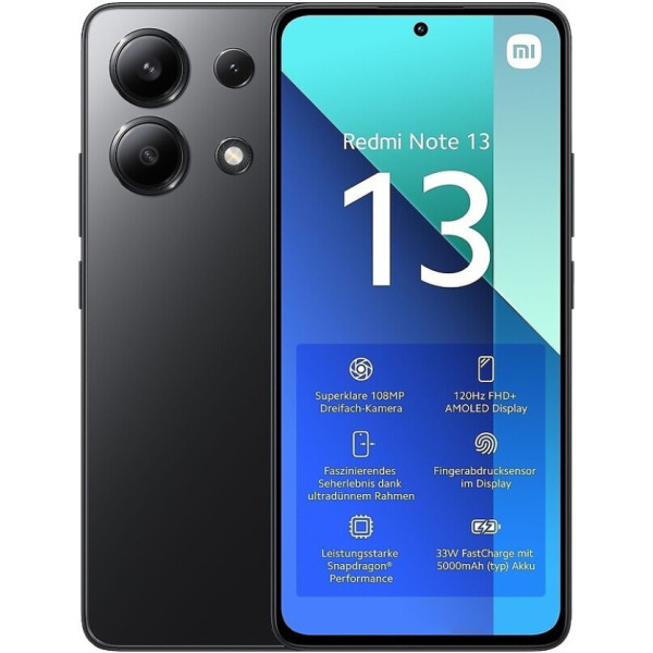 Заказать СМАРТФОНЫ Xiaomi Redmi Note 13 4G 8/512GB Midnight Black Global Version Гарантия 1 Год