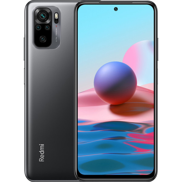 Замовити СМАРТФОНИ Xiaomi Redmi Note 10 4/128Gb Onyx Gray Global Гарантія 1 Рік