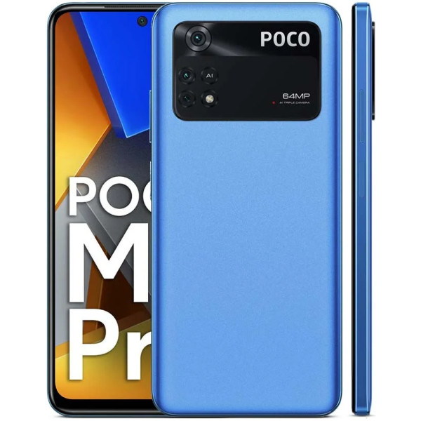 Заказать СМАРТФОНЫ Xiaomi POCO M4 Pro 4G 8/256Gb Global Blue (2022) Гарантия 1 Год