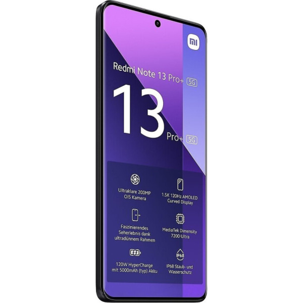 Заказать СМАРТФОНЫ Xiaomi Redmi Note 13 Pro+ (Plus) 5G 8/256GB Midnight Black Global Version Гарантия 1 Год
