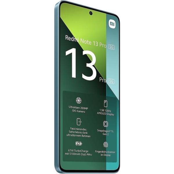 Замовити СМАРТФОНИ Xiaomi Redmi Note 13 Pro 5G 8/128GB Ocean Teal Global Version Гарантія 1 рік