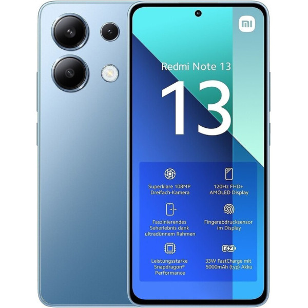 Заказать СМАРТФОНЫ Xiaomi Redmi Note 13 4G 6/128GB Ice Blue Global Version Гарантия 1 Год