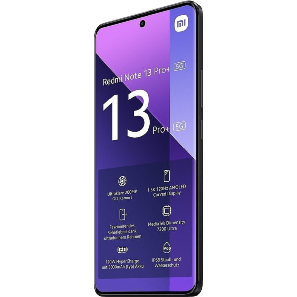 Заказать СМАРТФОНЫ Xiaomi Redmi Note 13 Pro+ (Plus) 5G 8/256GB Midnight Black Global Version Гарантия 1 Год