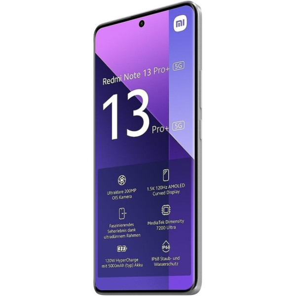 Замовити СМАРТФОНИ Xiaomi Redmi Note 13 Pro+ (Plus) 5G 12/512GB Mirror White Global Version Гарантія 1 рік