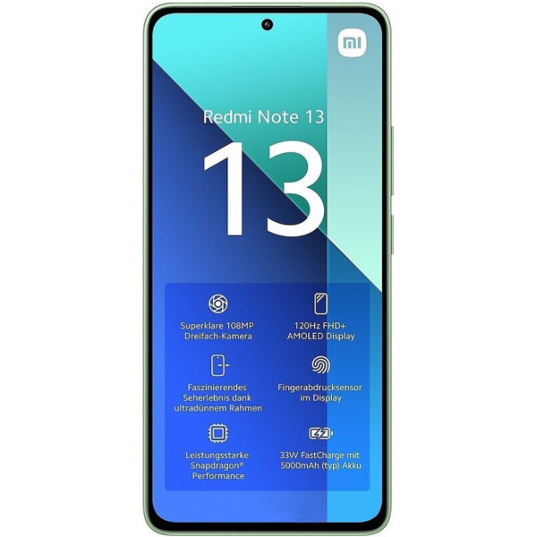 Заказать СМАРТФОНЫ Xiaomi Redmi Note 13 4G 8/256GB Mint Green Global Version Гарантия 1 Год