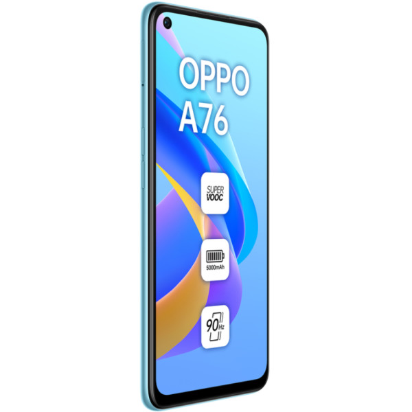 Замовити СМАРТФОНИ OPPO A76 4/128 GB Glowing Blue Гарантія 1 рік