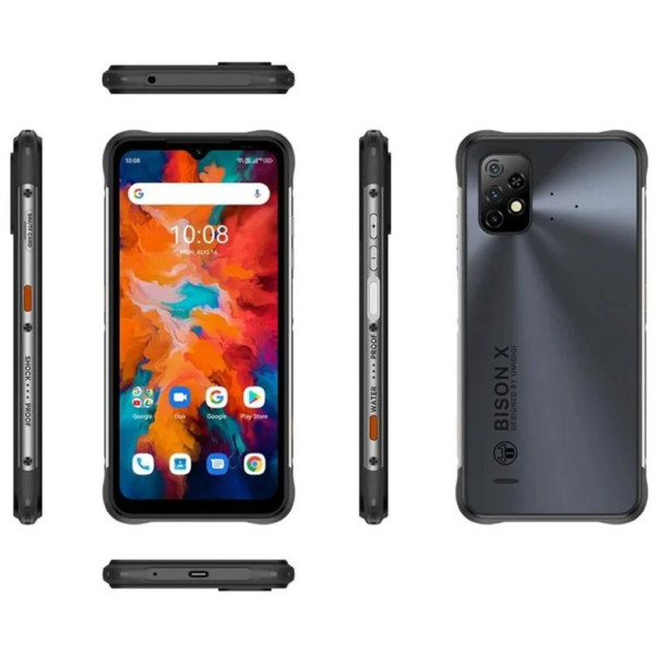 Заказать СМАРТФОНЫ Umidigi Bison X10S 4/64Gb NFC Black Гарантия 1 Год!