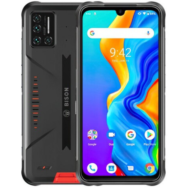 Замовити СМАРТФОНИ Umidigi Bison 6/128 Orange NFC Гарантія 1 Рік
