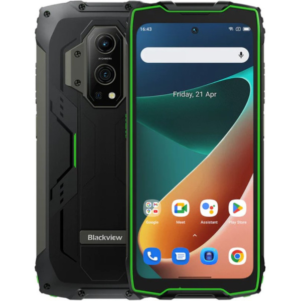 Замовити СМАРТФОНИ Blackview BV9300 12/256GB Green Measuring Version (Далекомір) Гарантія 1 Рік