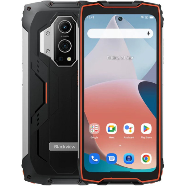 Заказать СМАРТФОНЫ Blackview BV9300 12/256GB Orange Lighting Version (Фонарь) Гарантия 1 Год