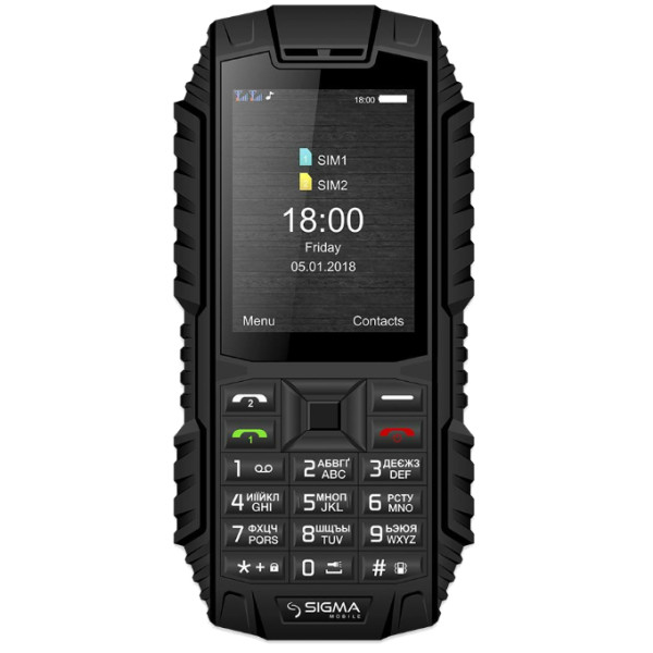 Заказать СМАРТФОНЫ Sigma mobile X-treme DT68 Black