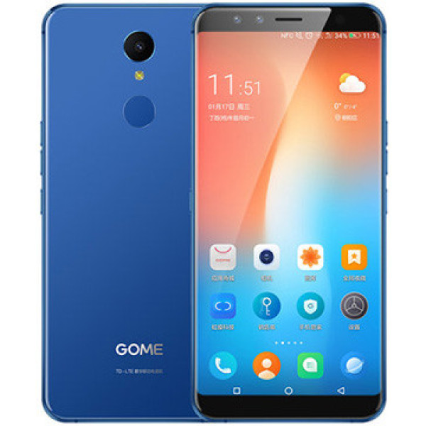 Заказать СМАРТФОНЫ GOME U7 4/64Gb Blue Гарантия 1 Год
