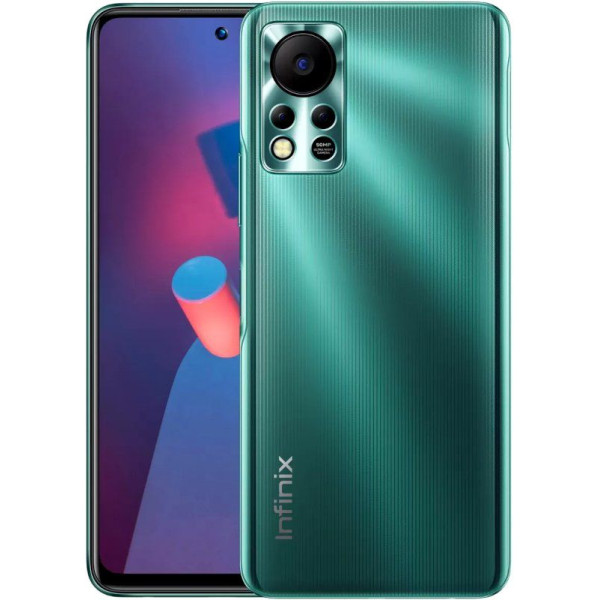 Заказать СМАРТФОНЫ Infinix Hot 11S 4/64Gb NFC Green Гарантия 1 Год