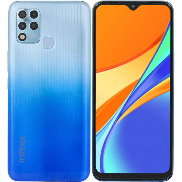 Замовити СМАРТФОНИ Infinix Hot 11 4/64GB Blue Гарантія 1 Рік