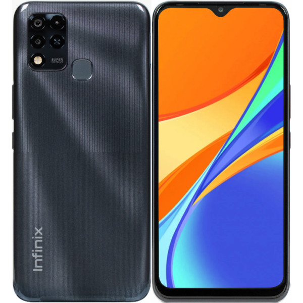 Замовити СМАРТФОНИ Infinix Hot 11 4/128GB Black Гарантія 1 Рік
