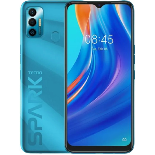 Заказать СМАРТФОНЫ Tecno Spark 7 (KF6n) 4/128Gb NFC Morpheus Blue Гарантия 1 год
