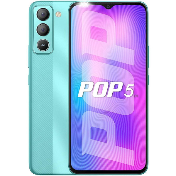 Замовити СМАРТФОНИ Tecno POP 5 LTE (BD4) 2/32Gb Turquoise Cyan Гарантія 1 рік