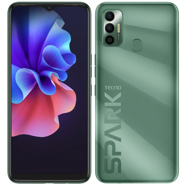 Заказать СМАРТФОНЫ Tecno Spark 7 (KF6n) 4/128Gb NFC Spruce Green Гарантия 1 год