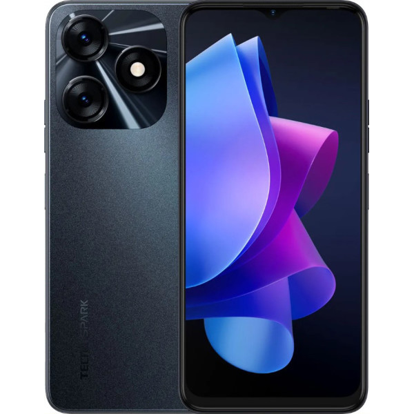 Заказать СМАРТФОНЫ Tecno Spark 10 (KI5q) 8/128Gb NFC Meta Black Гарантия 1 год