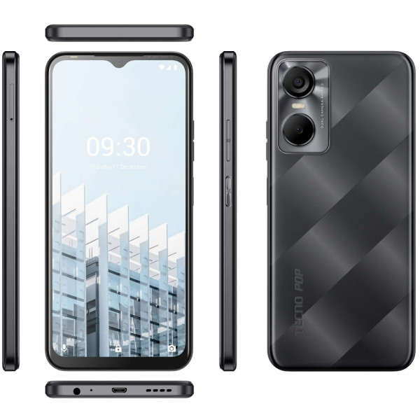 Заказать СМАРТФОНЫ TECNO POP 6 Pro (BE8) 2/32GB Polar Black Гарантия 1 Год