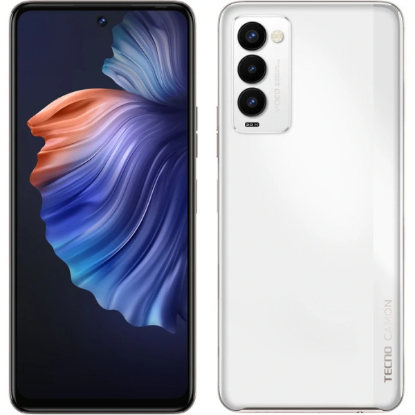 Замовити СМАРТФОНИ TECNO Camon 18 (CH6n) 8/128Gb NFC Ceramic White Гарантія 1 рік