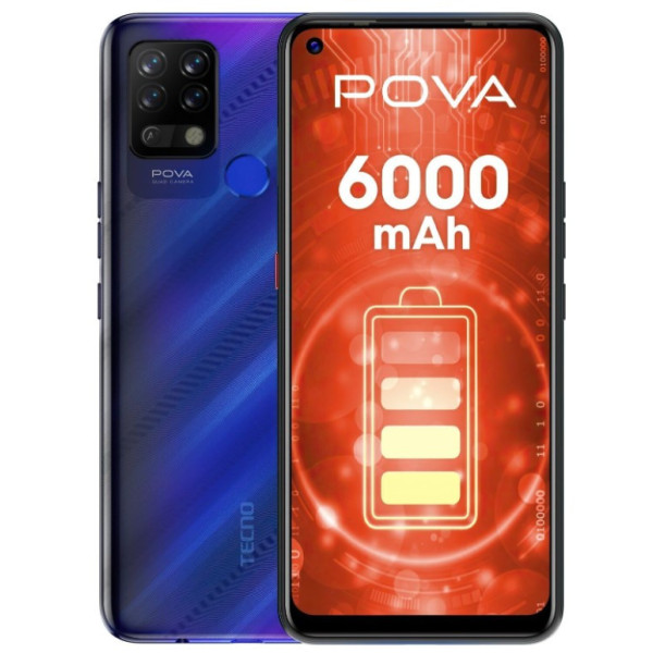 Замовити СМАРТФОНИ Tecno Pova (LD7) 6/128Gb Magic Blue Офіційний / Гарантія 1 рік