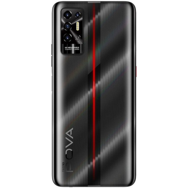 Замовити СМАРТФОНИ Tecno Pova-2 (LE7n) 4/64Gb NFC Dazzle Black Гарантія 1 рік