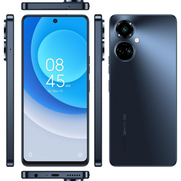 Заказать СМАРТФОНЫ Tecno Camon 19 Pro (Cl8n) 8/128Gb Eco Black Гарантия 1 Год