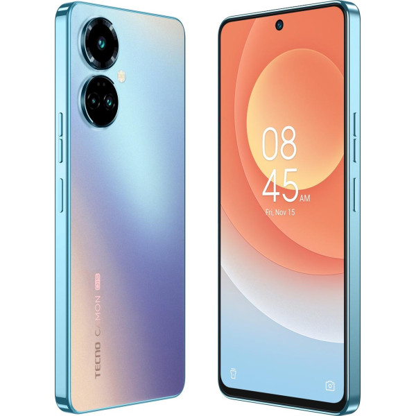 Замовити СМАРТФОНИ Tecno Camon 19 Pro (Cl8n) 8/128Gb Polar Blue Гарантія 1 рік